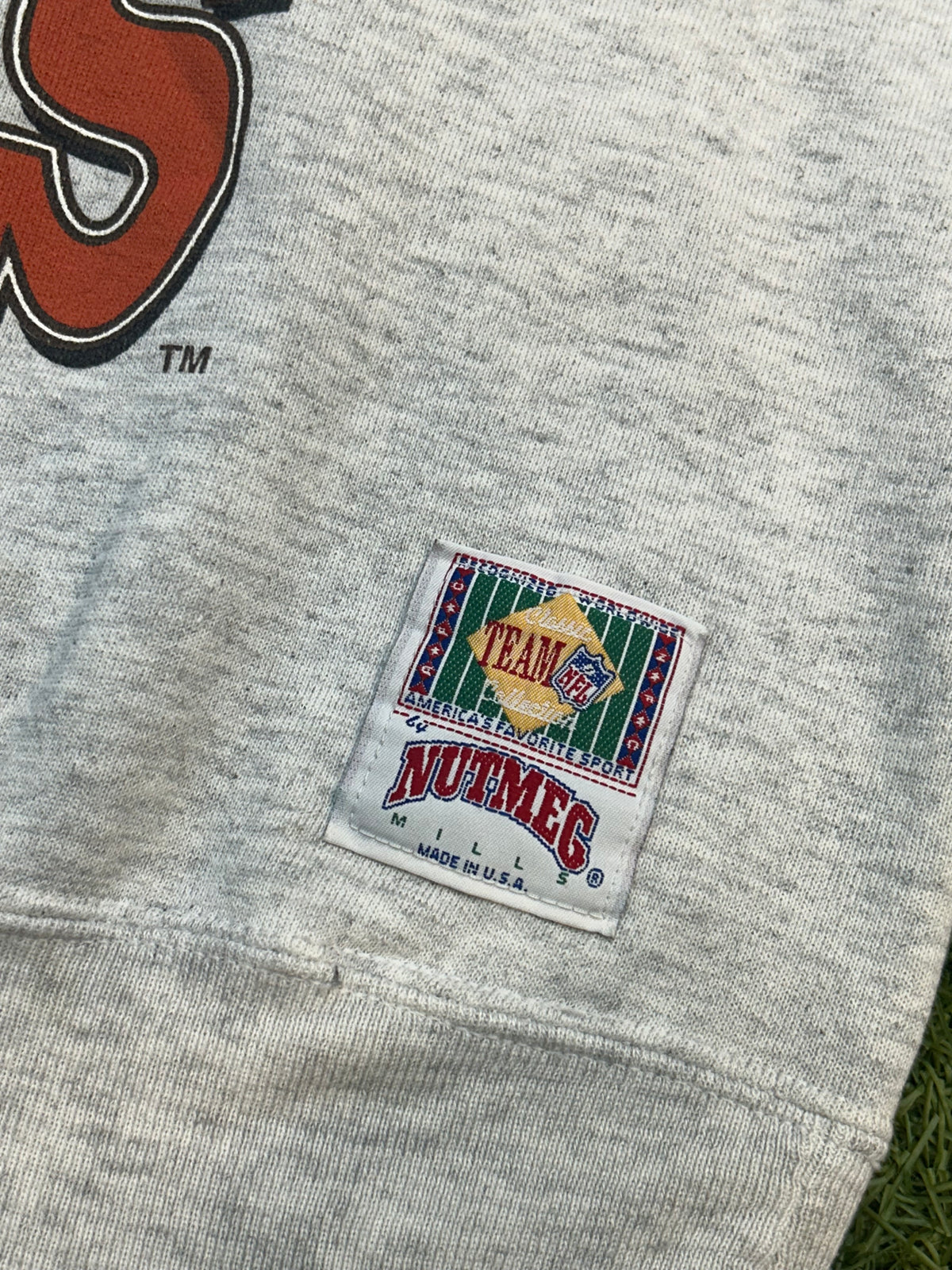 Vintage 1993 Cleveland Browns NFL Fighting Dog Crewneck