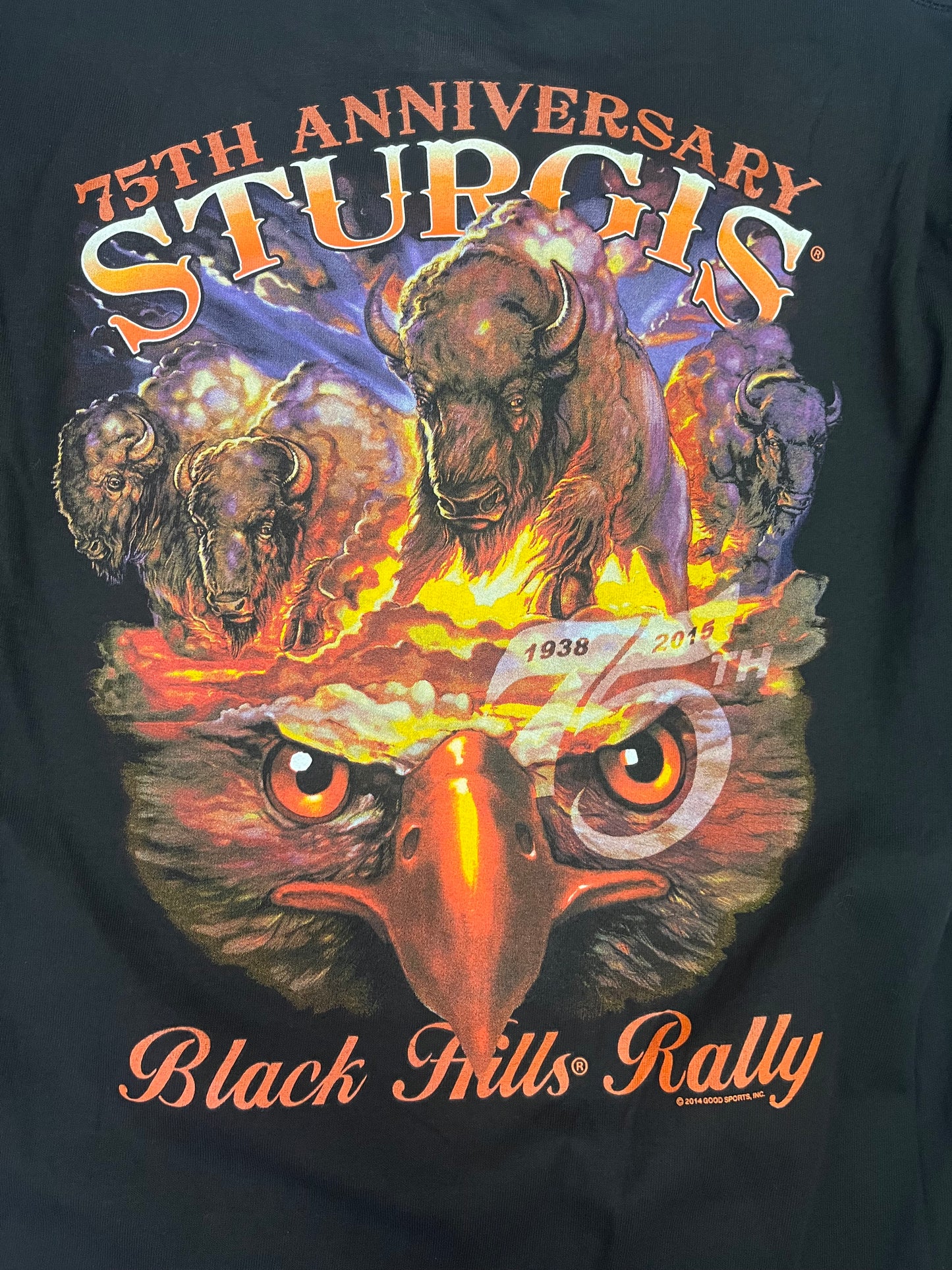 Vintage 2014 75tg Anniversary Sturgis Black Hills Rally