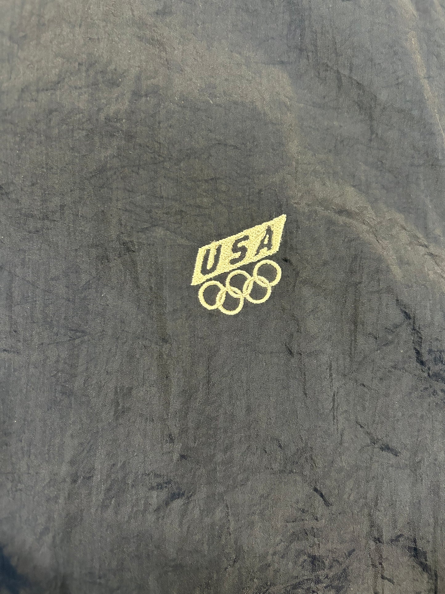 Vintage Olympics Team USA Navy Blue Track Jacket