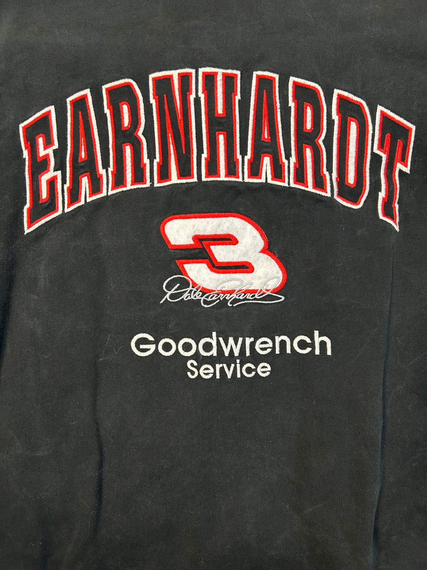 Vintage Dale Earnhardt #3 Goodwrench Service Small Logo NASCAR Jacket