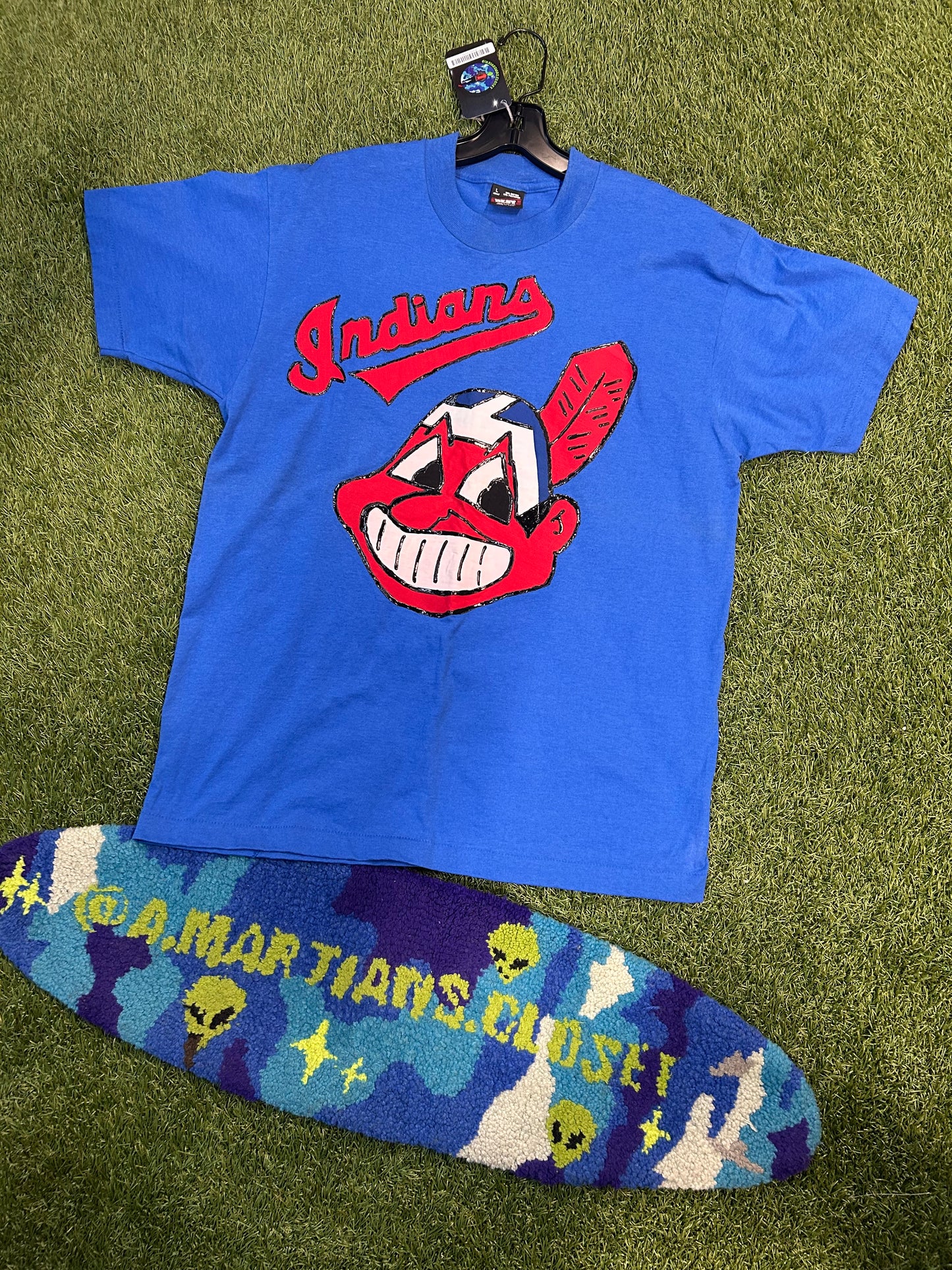 Vintage Hand Made Cleveland Indians Tee