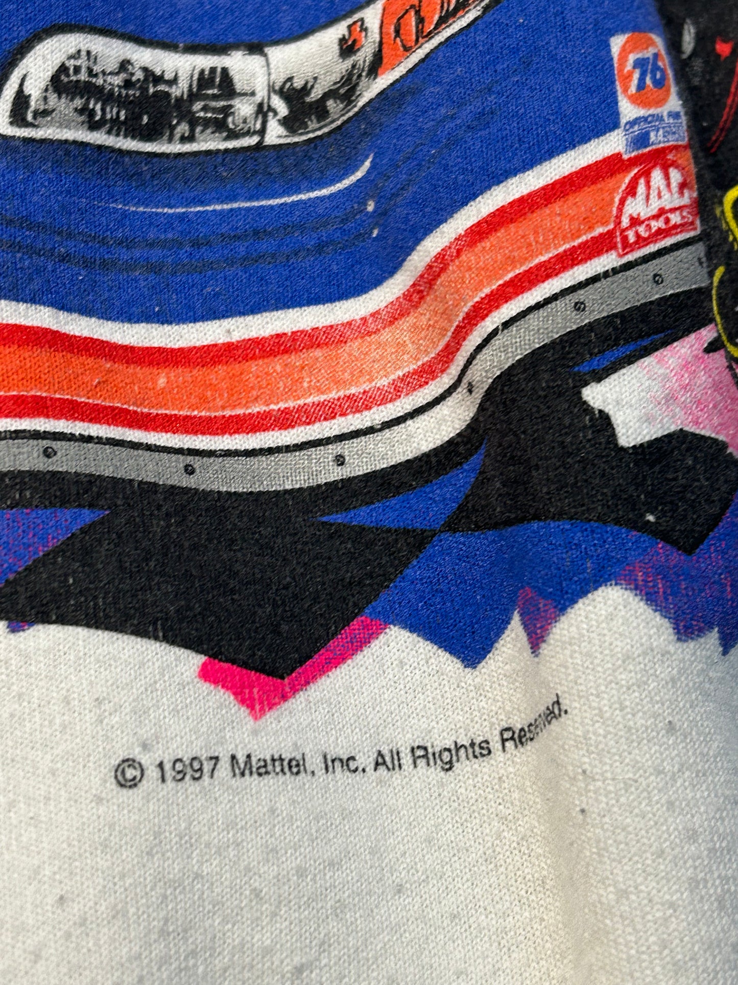Vintage 1997 Mattel X NASCAR Kyle Petty HotWheels Race Team Crewneck