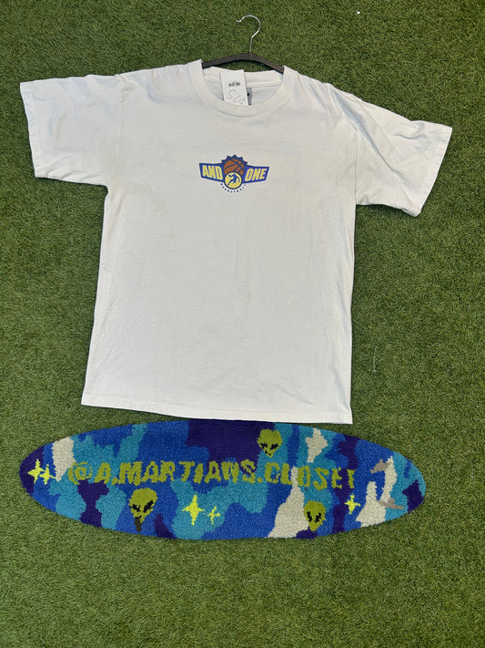 Y2K AndOne White Basketball Tee