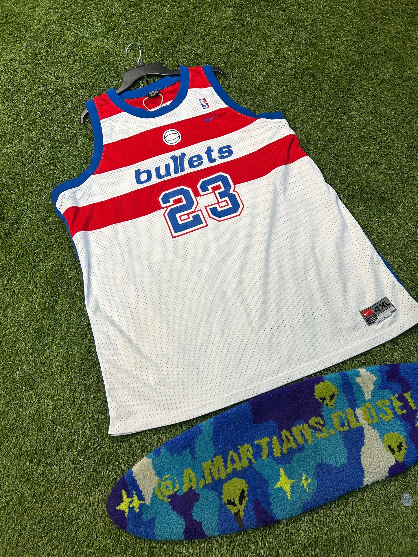 Vintage Nike Washington Bullets Michael Jordan Basketball