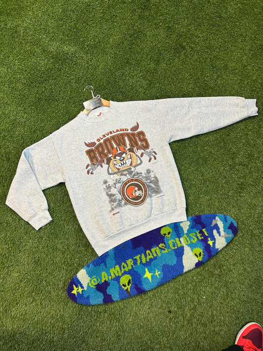 Rare Vintage 1992 Cleveland Browns Tasmania Devil Crewneck