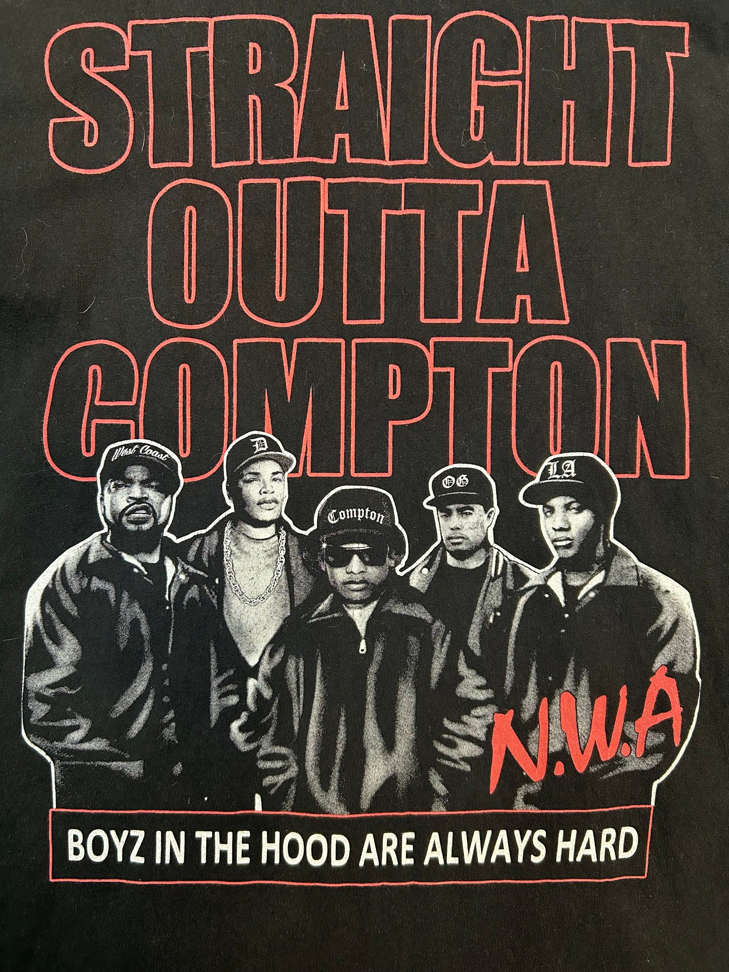 Y2K Pro Tag Straight Outta Compton N.W.A. Tee