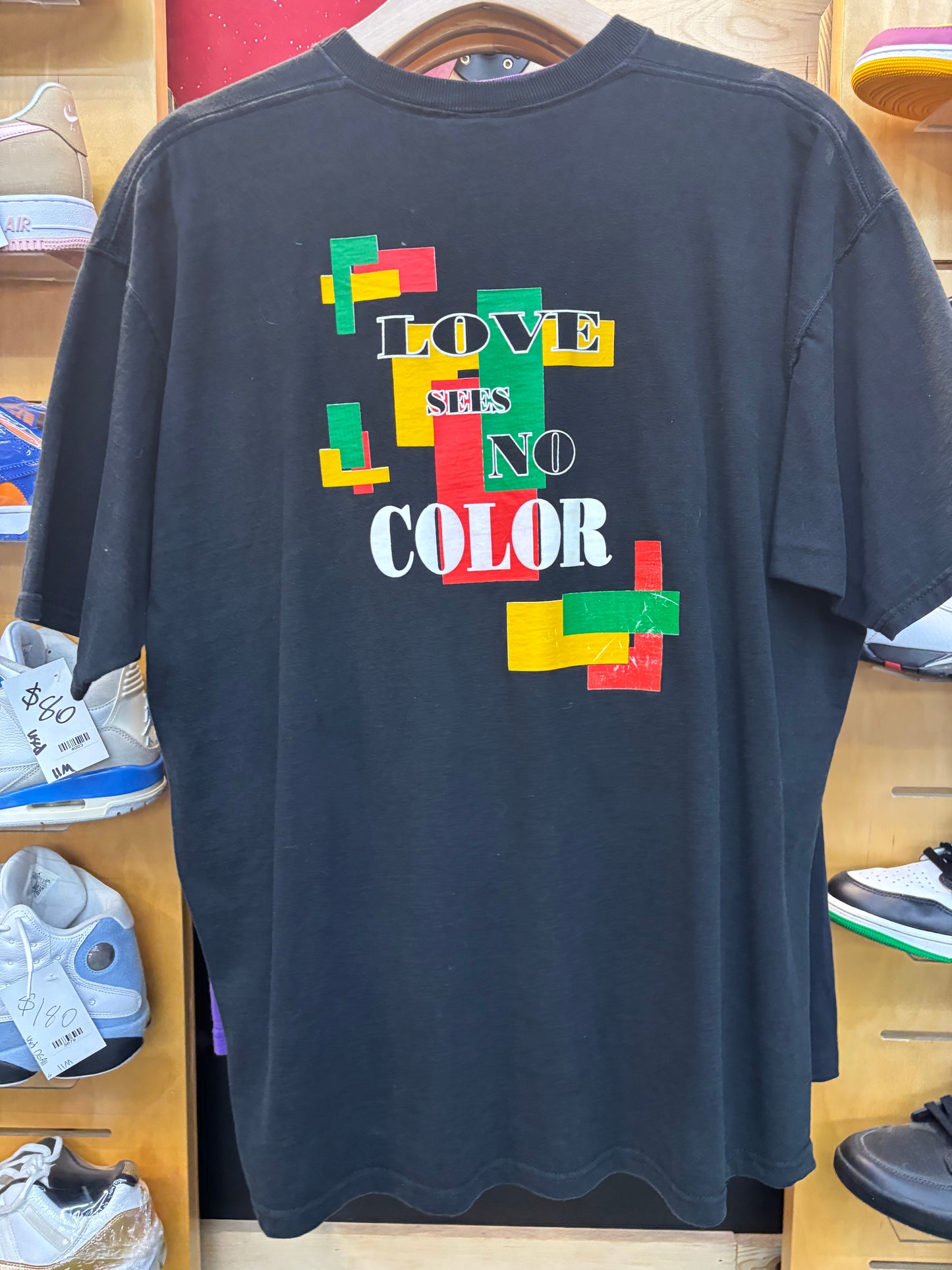 Vintage 1990’s Black Tee Elkhart Black Expo Graphic