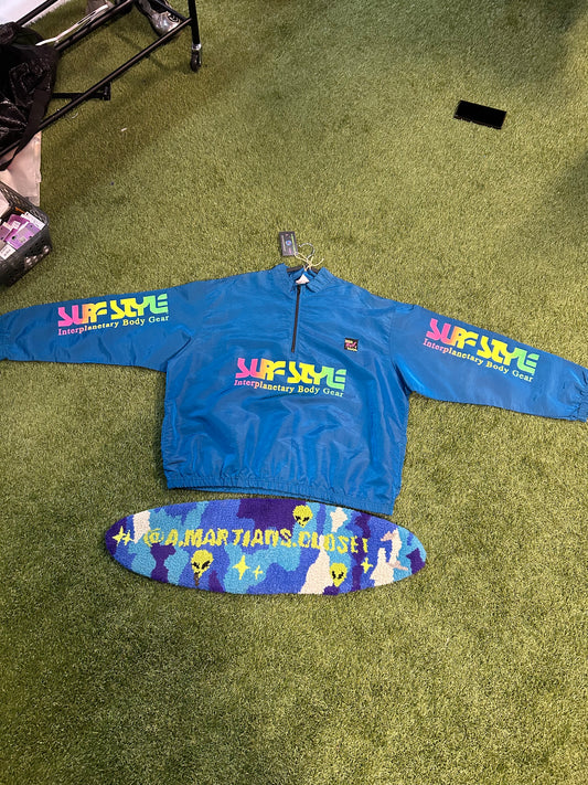 Vintage Surf Style HalfZip Jacket