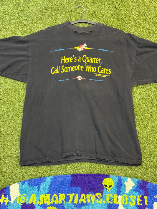Vintage “Call Someone Who Cares” Single Stitch Tee