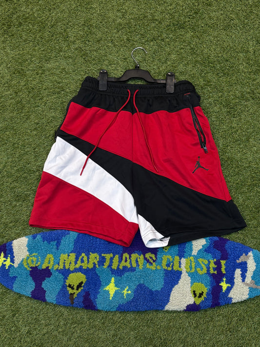 Youth Jordan Colorblock Shorts with zipper pockets