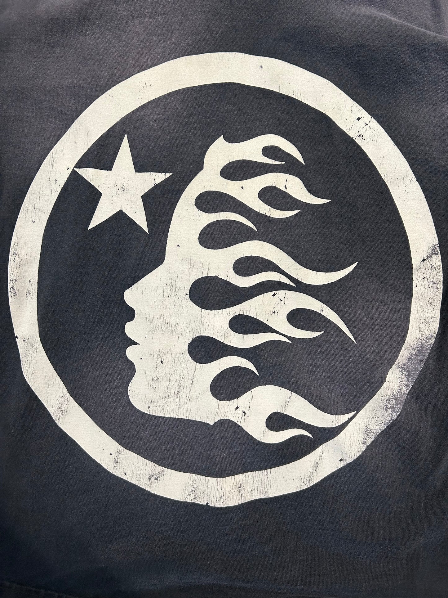 Grey Hellstar Big Logo Tee