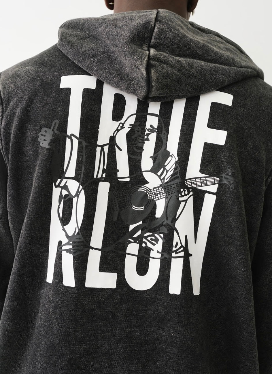 True Religion Buddha Zip Up Jacket