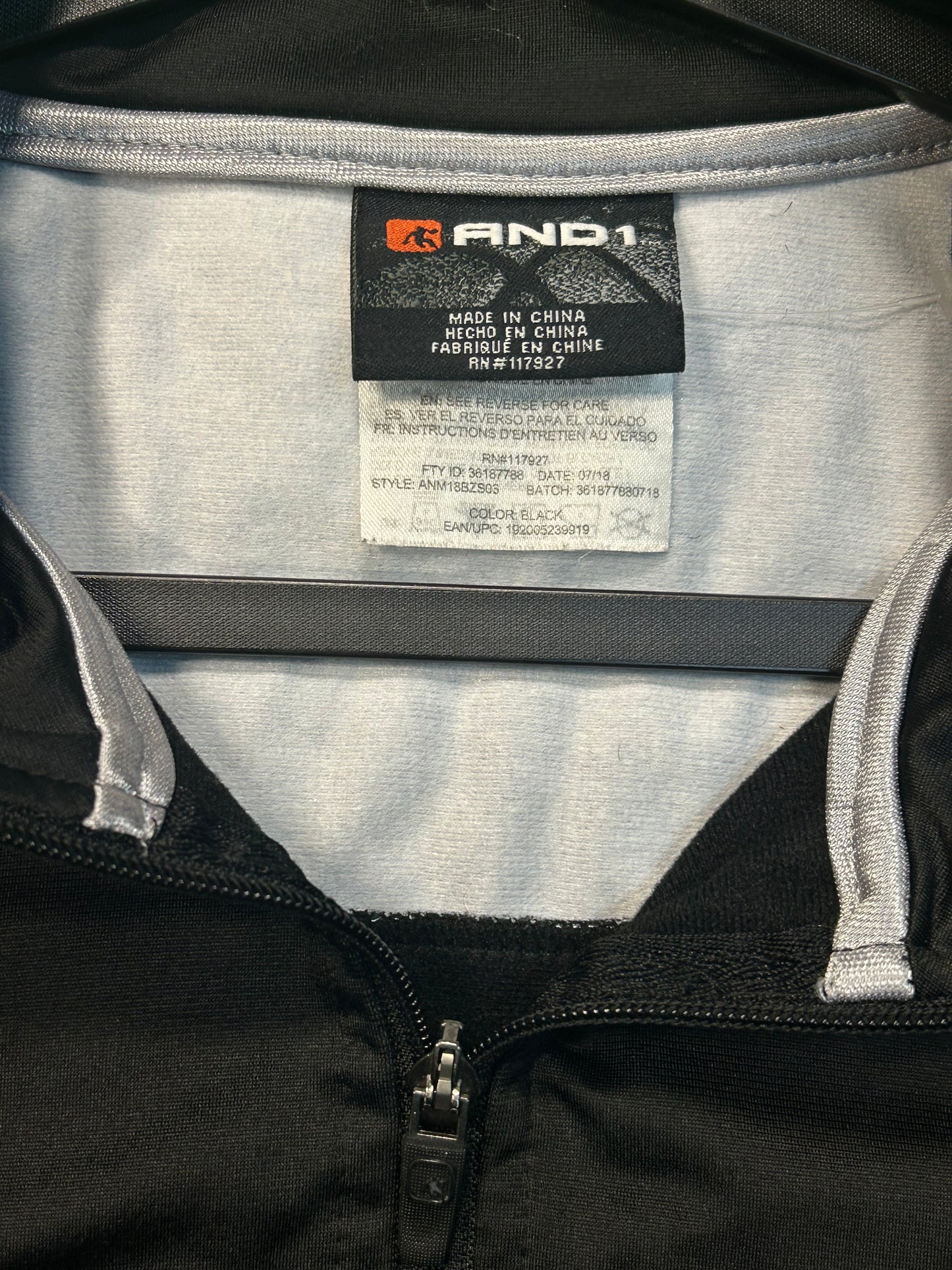 Y2K And1 Track Zipup Jacket