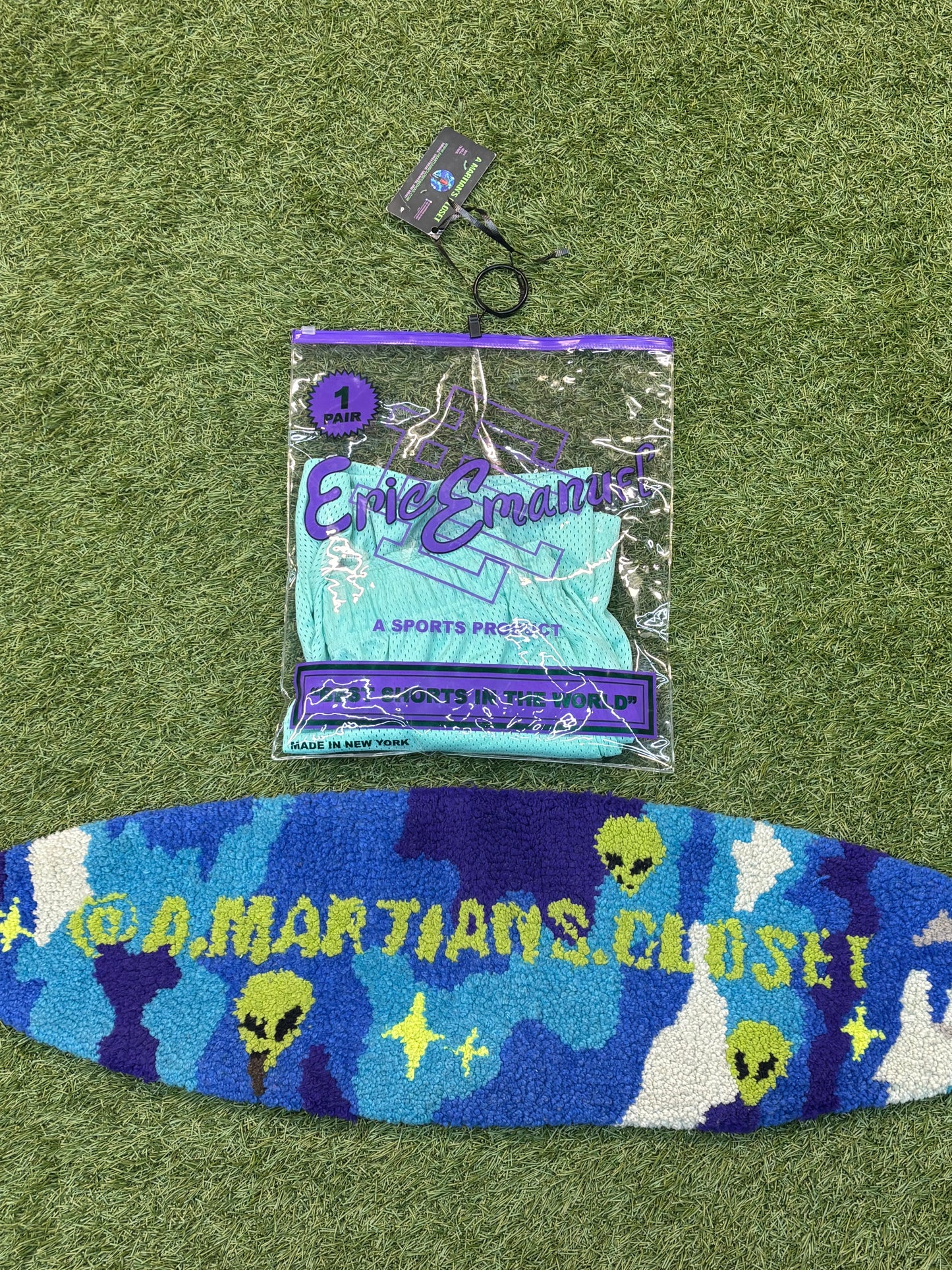 Mint Eric Emanuel Basketball Shorts (in packaging)