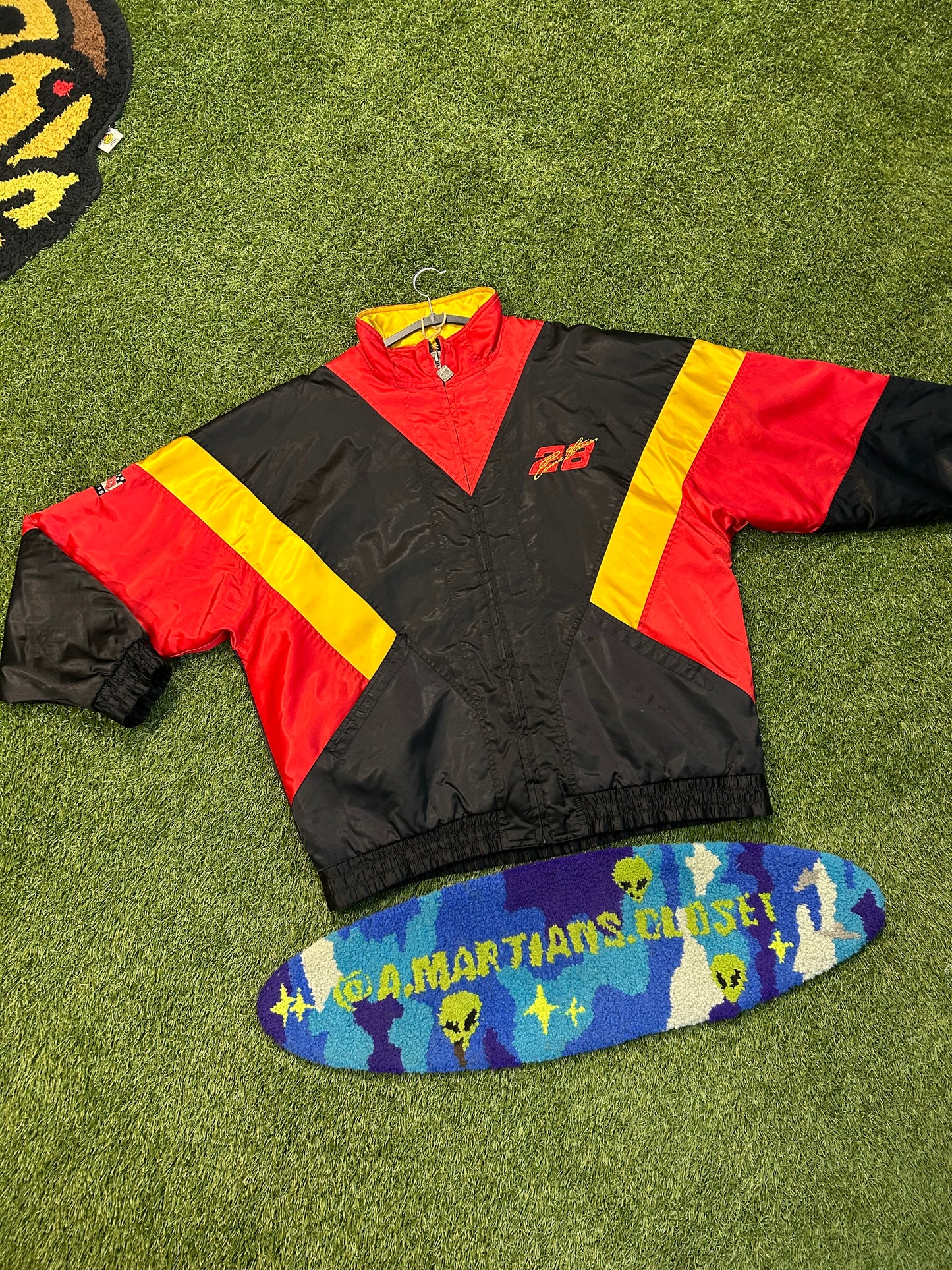 Vintage Nutmeg Ernie Irvan #28 Race jacket