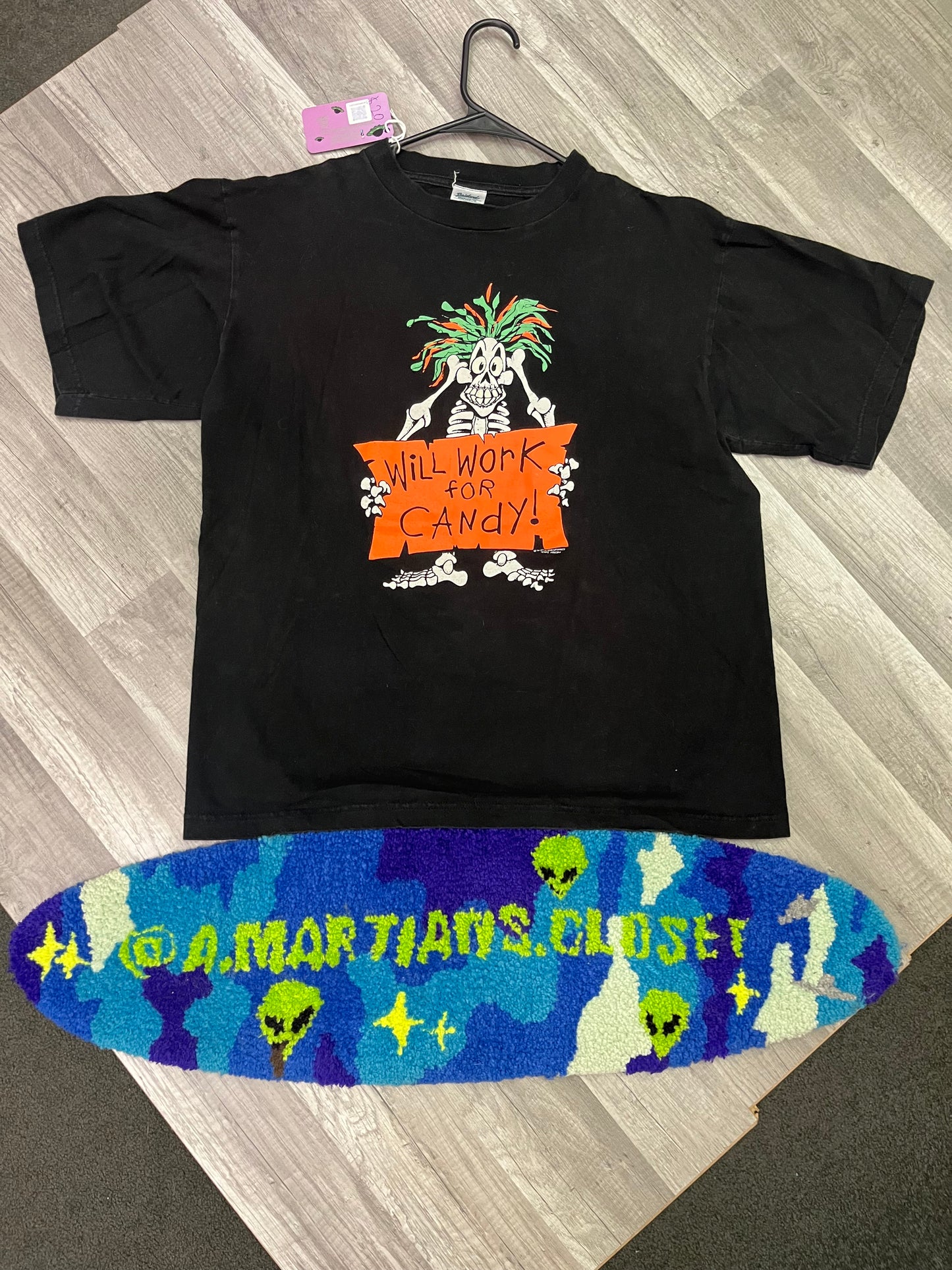 Vintage 1994 Will Work For Candy Tee