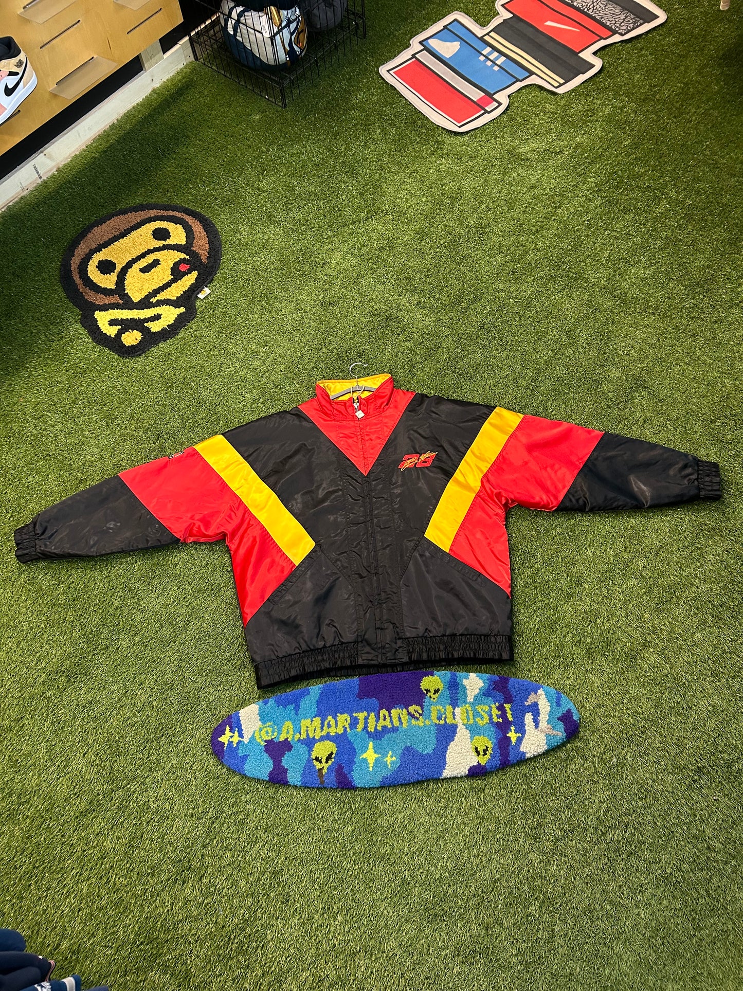 Vintage Nutmeg Ernie Irvan #28 Race jacket