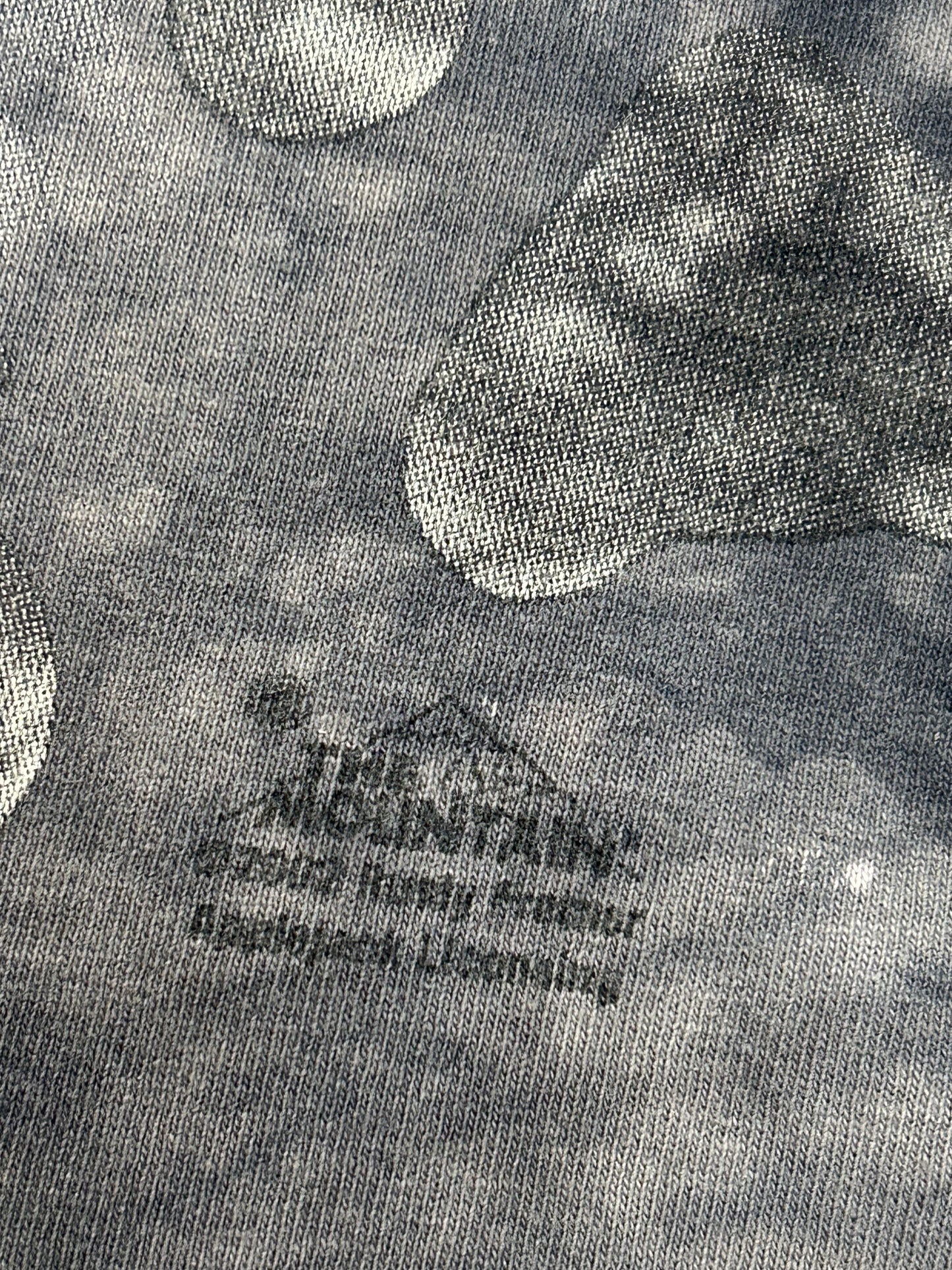 2002 Tye Dye Wolf Print Tee