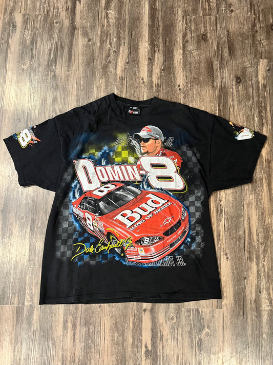 Vintage 00’ Dale Earnhardt Jr ”DOMIN8” AOP NASCAR Tee