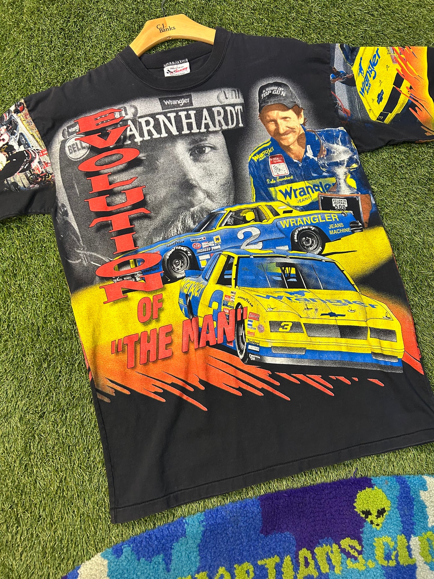 Vintage 1992 Dale Earnhardt Evolution Of The Man AOP NASCAR Tee