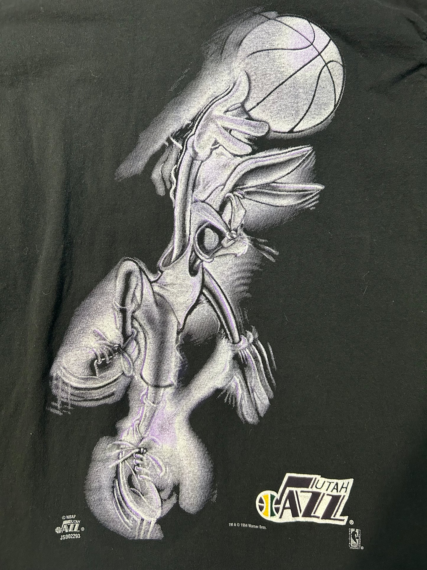 Vintage 1994 Bugs Bunny X Utah Jazz NBA Team Tee