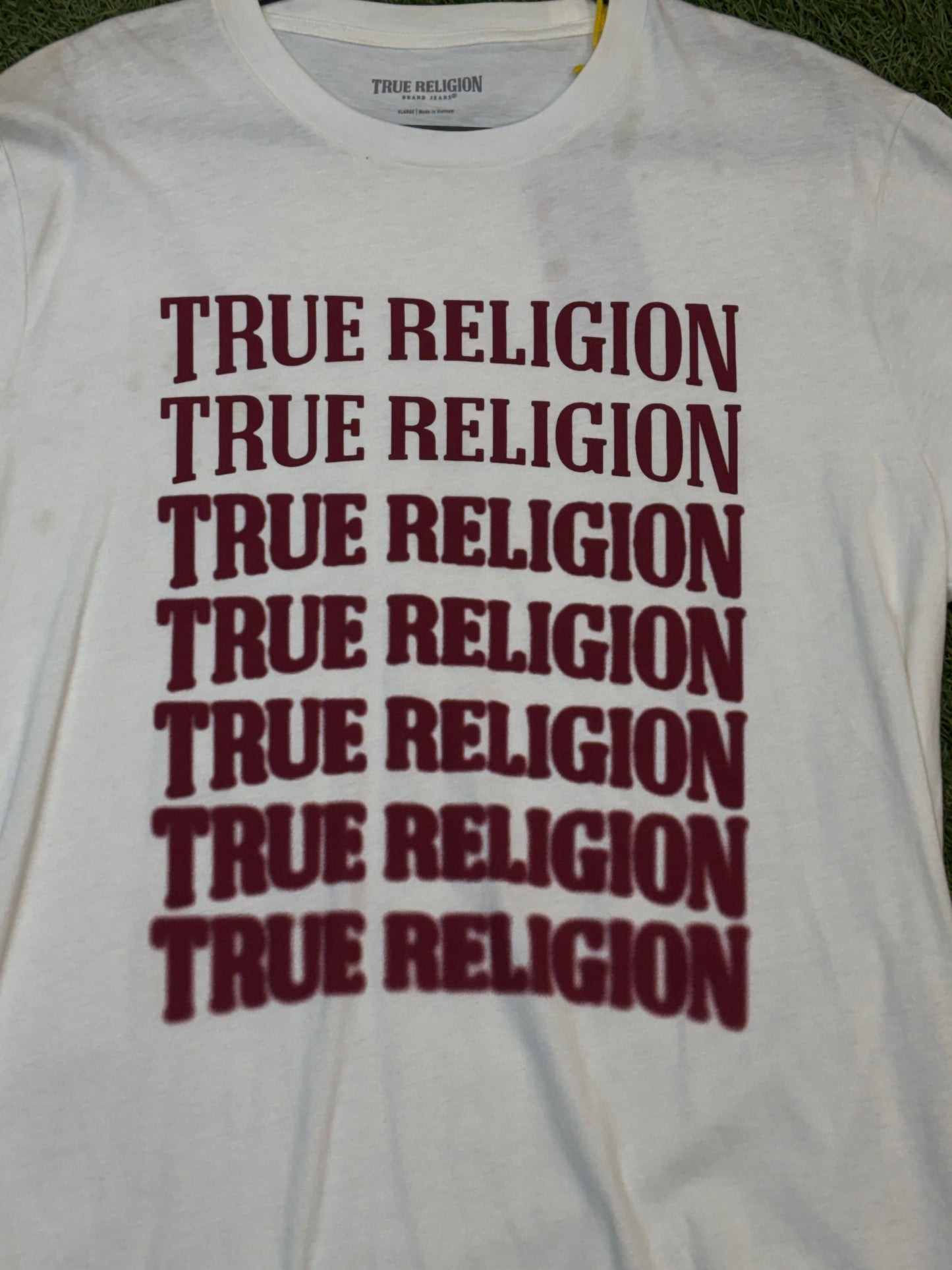 True Religion Fading Letter Tee