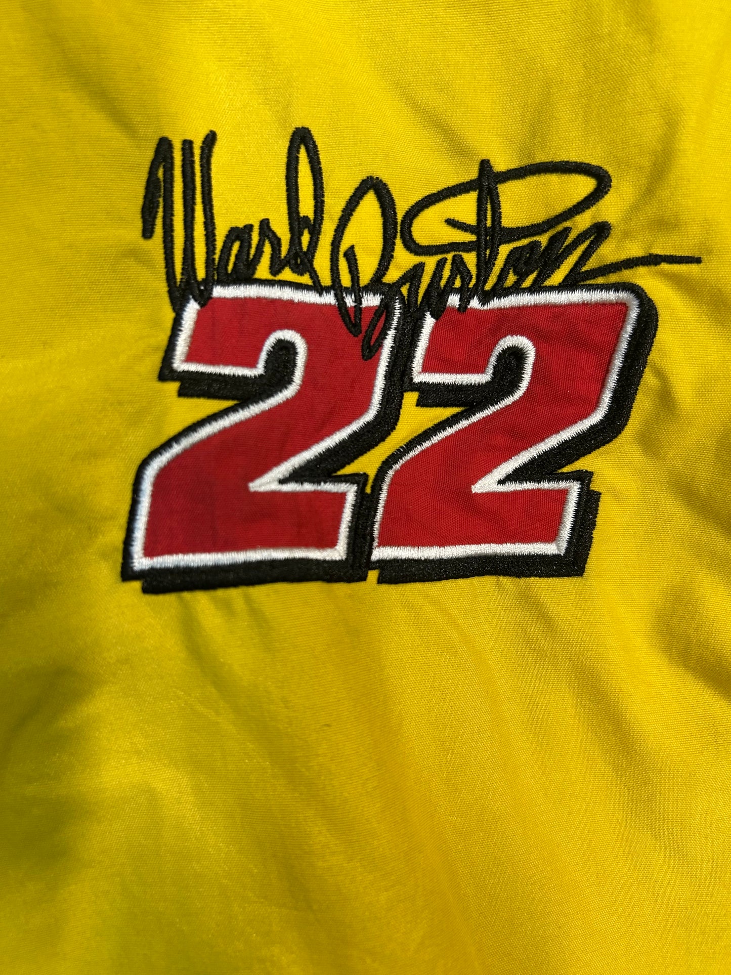 Vintage Ward Burton Caterpillar NASCAR #22 Jacket