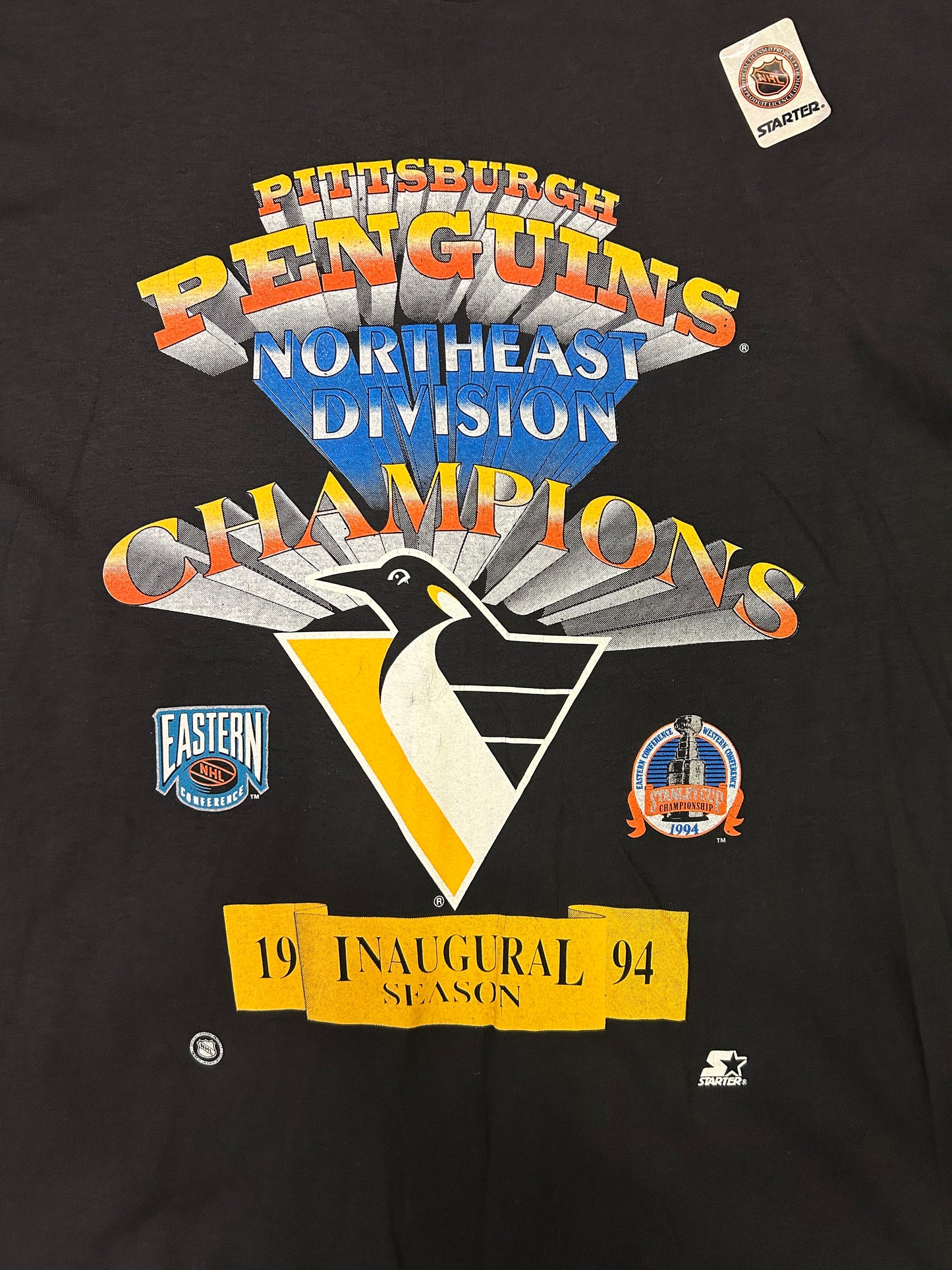 Vintage 1994 Pittsburgh Penguins NE Division Champions