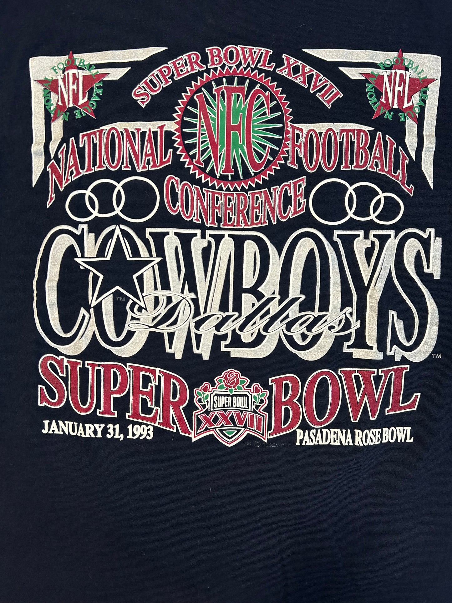 Vintage 1993 Dallas Cowboys Super Bowl Tee