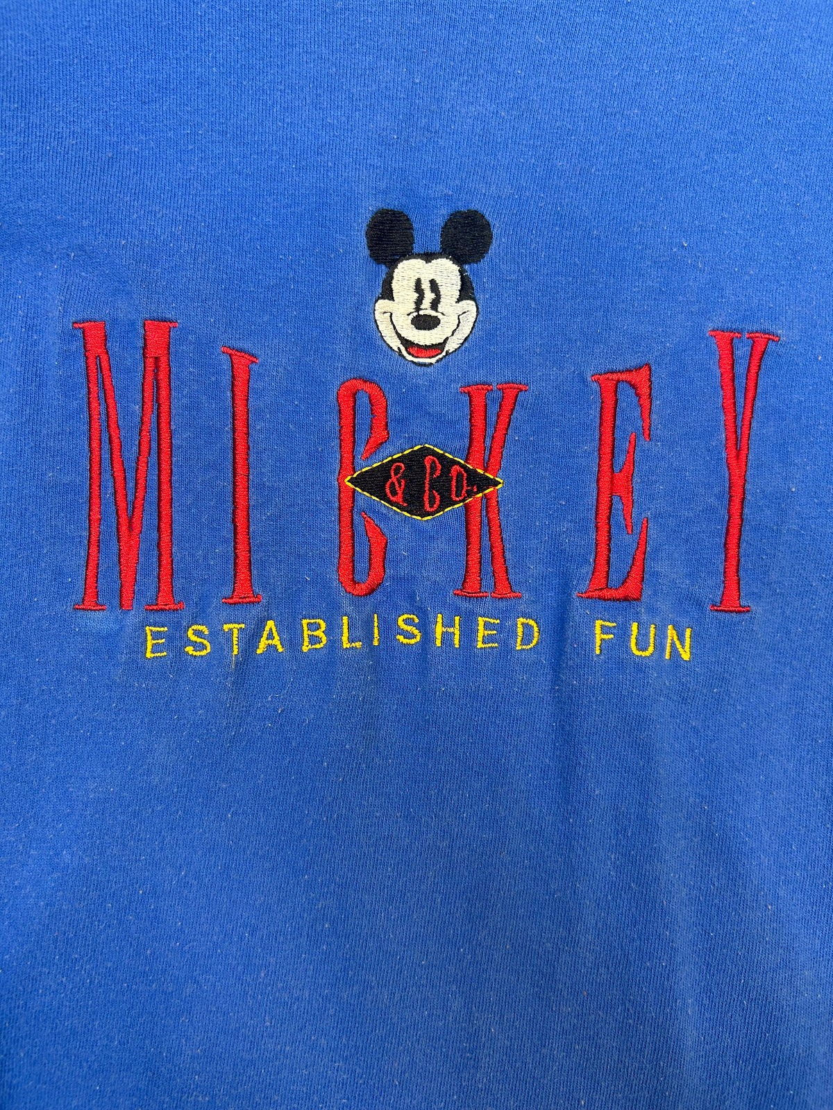 Vintage 90s Mickey & Co Established Fun Tee