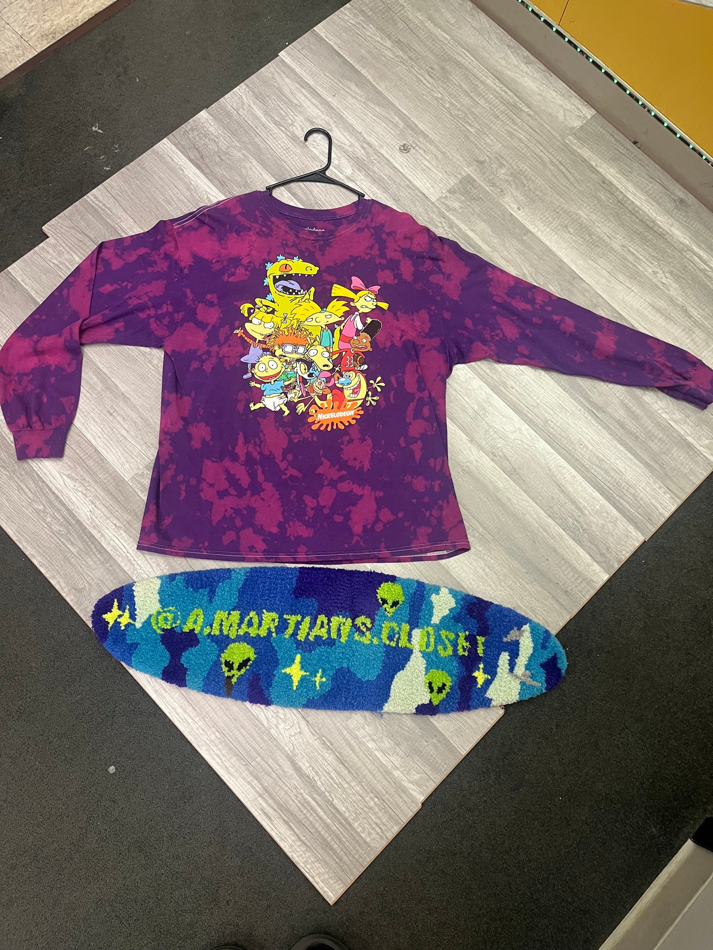 Retro Style Nickelodeon Characters L/S Tee