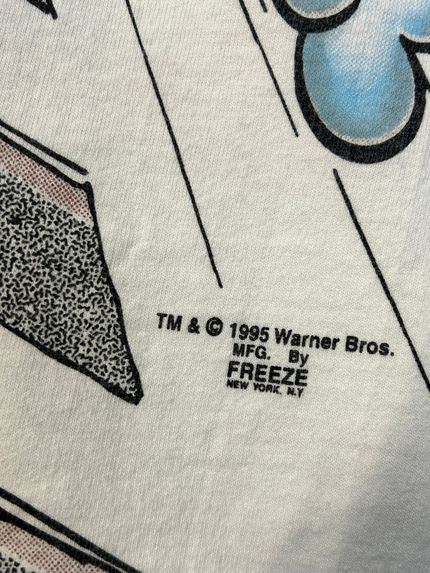 Vintage 1995 Tasmania Devil Motorcycle Fast Track AOP Front Tee