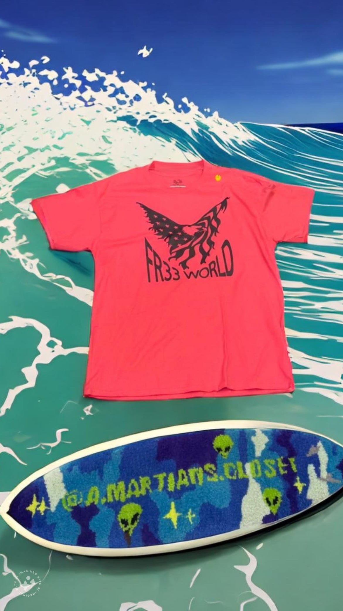 Fr33World Eagle Tee