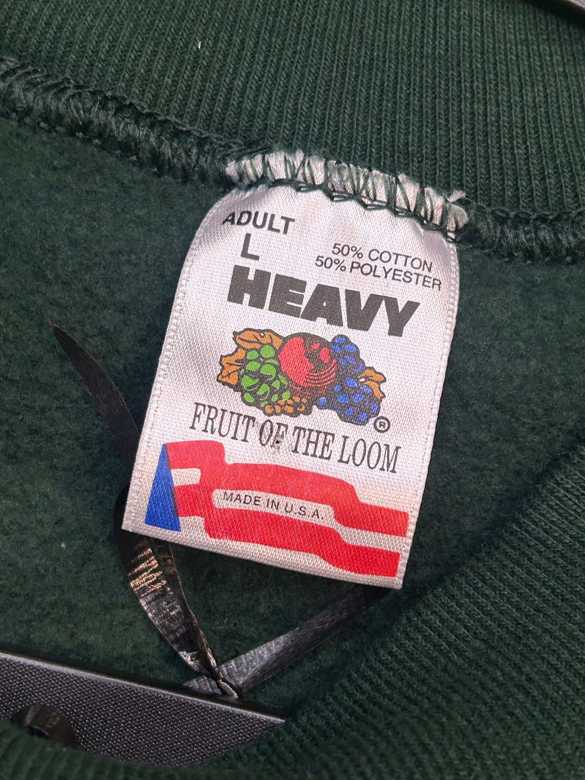 Vintage Fruit Of The Loom Embroidered Ohio Deer Crewneck