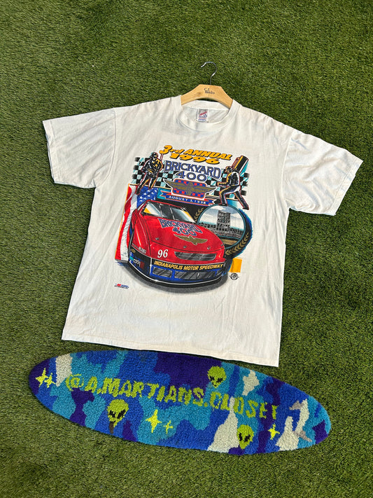 Vintage 1996 Jeff Gordon Brickyard 400 Tee
