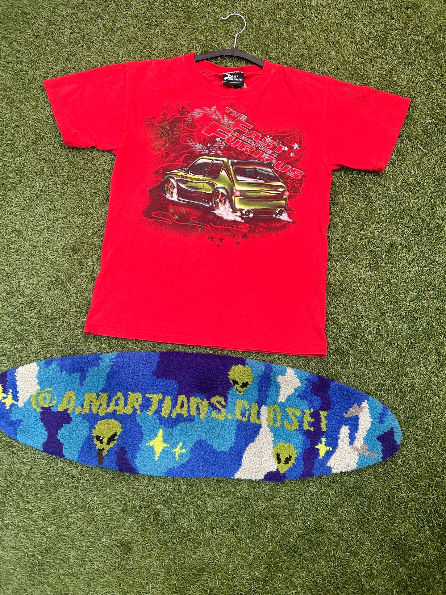 Y2K Fast And The Furious movie Promo Green Van Tee