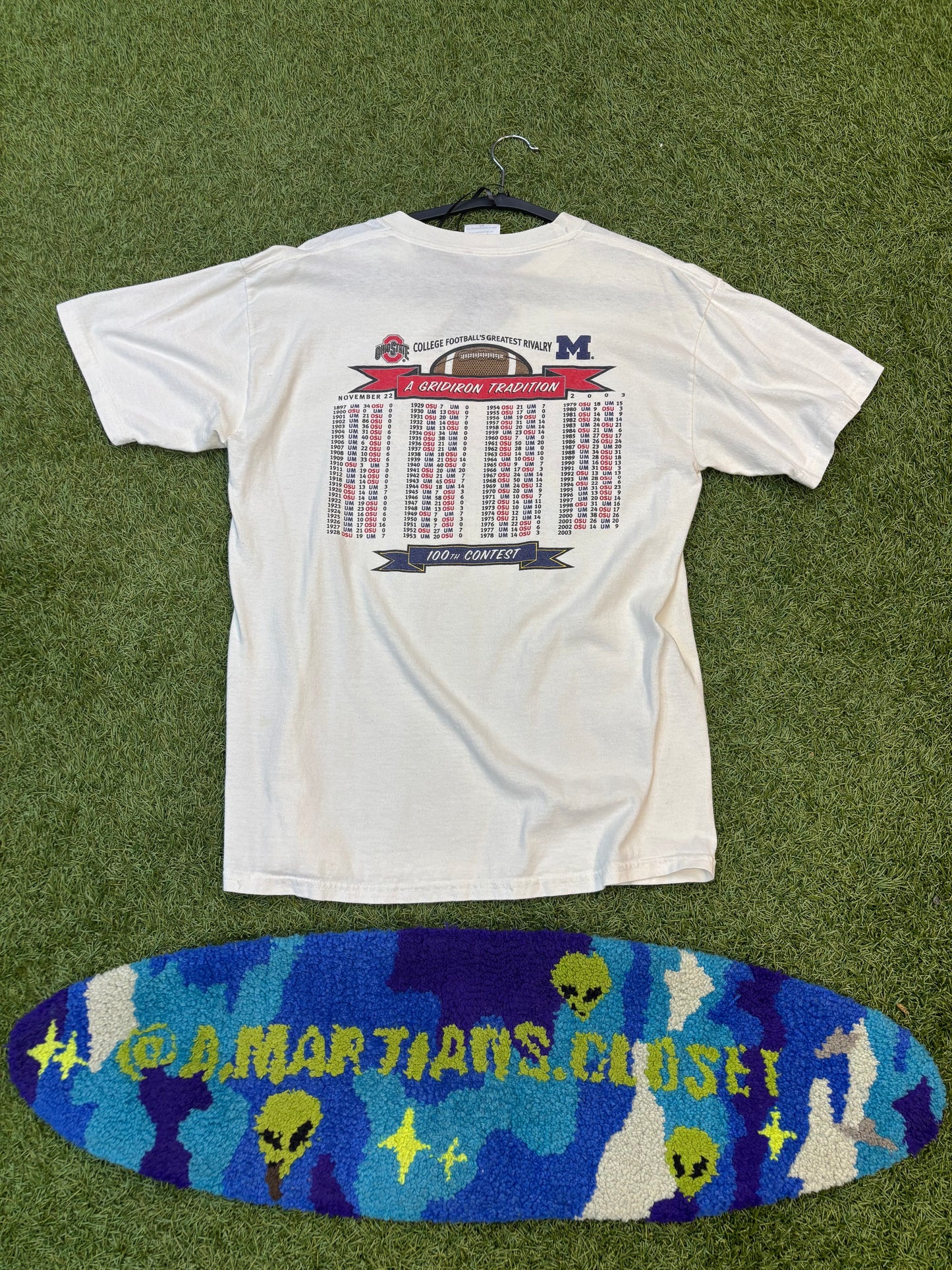 Y2K 2003 Ohio State Vs Michigan 100th contest Tee