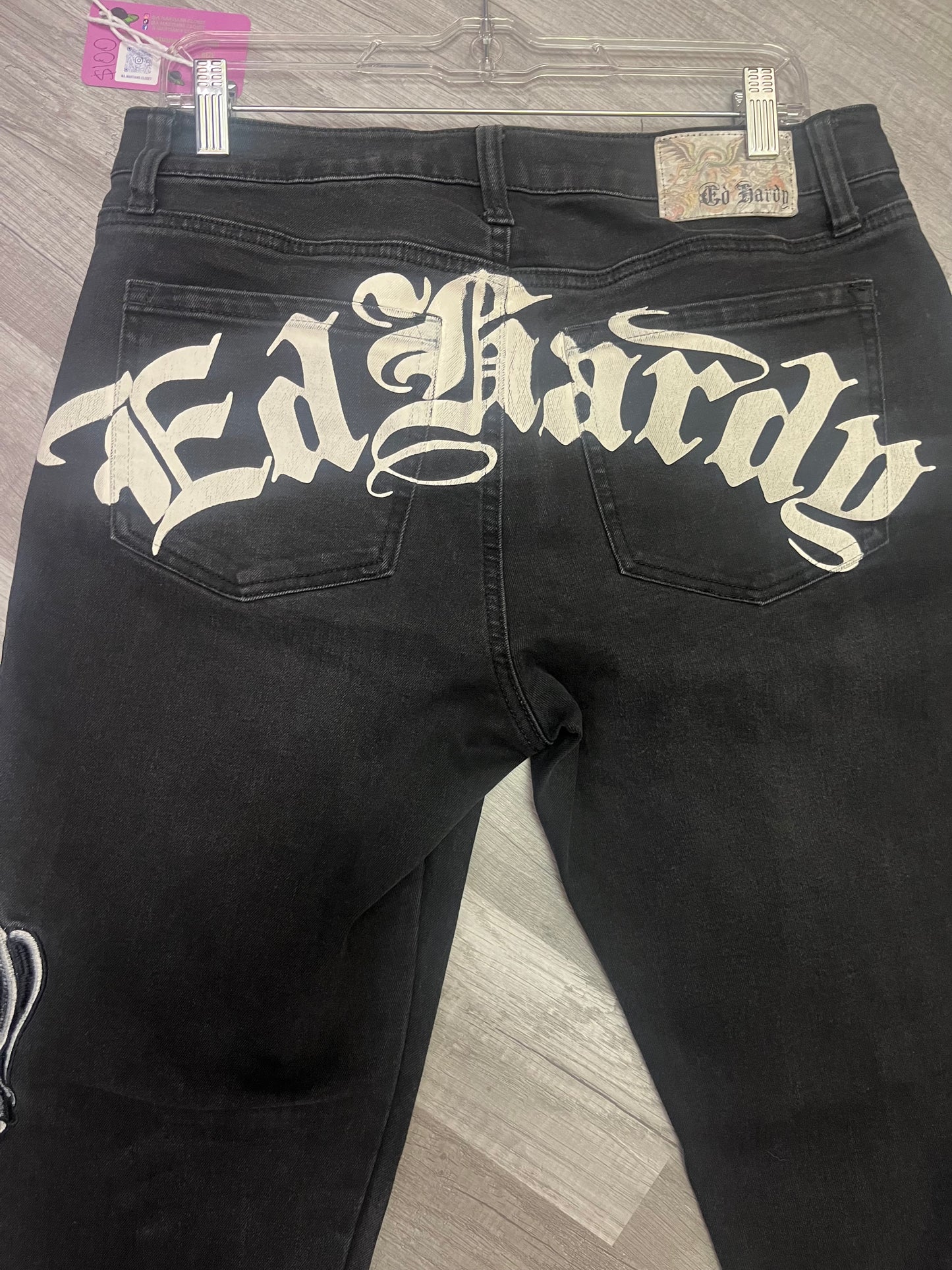 Ed Hardy Denim Black Jeans