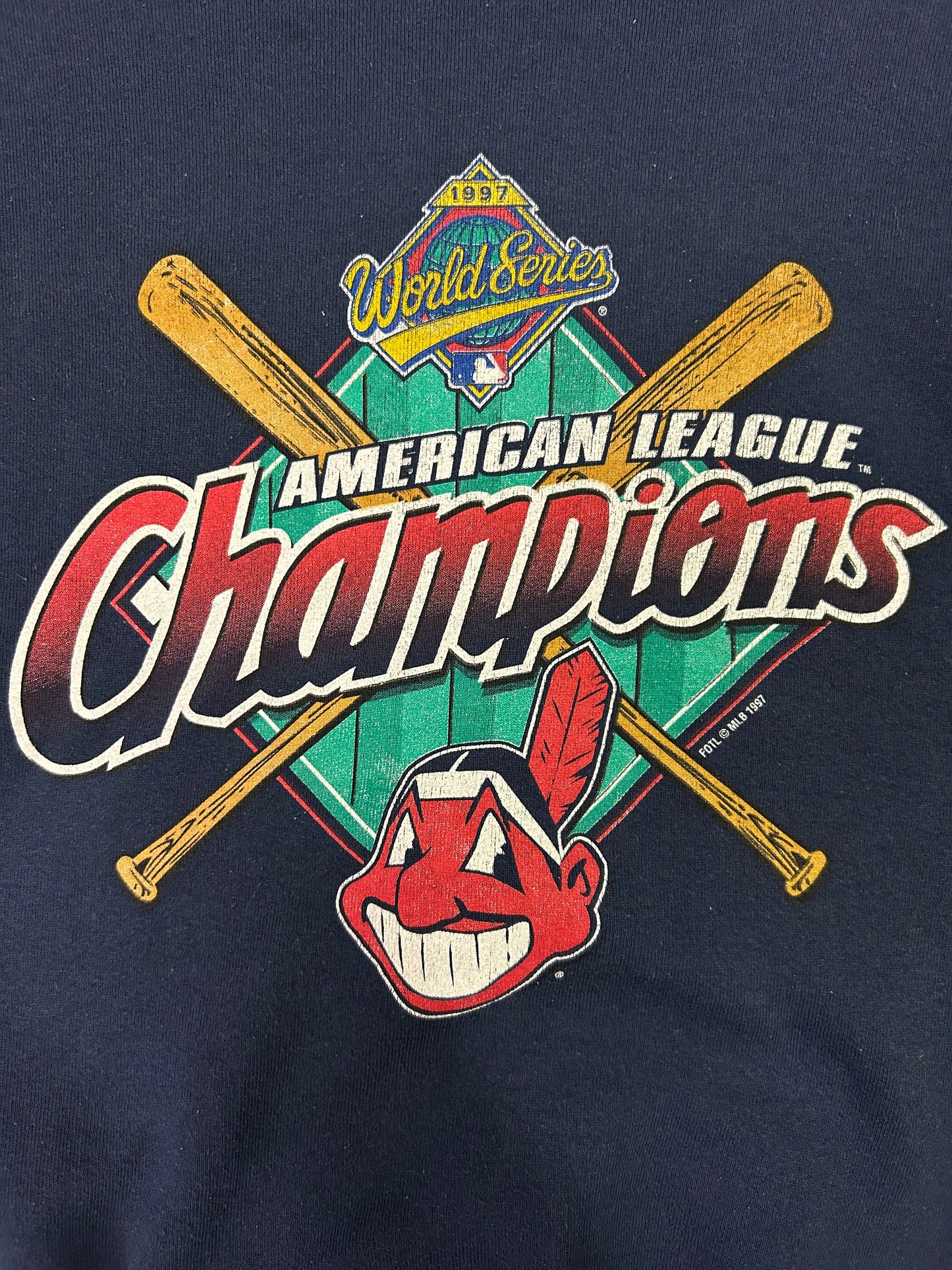 Vintage 1997 Cleveland Indians World Series Crewneck