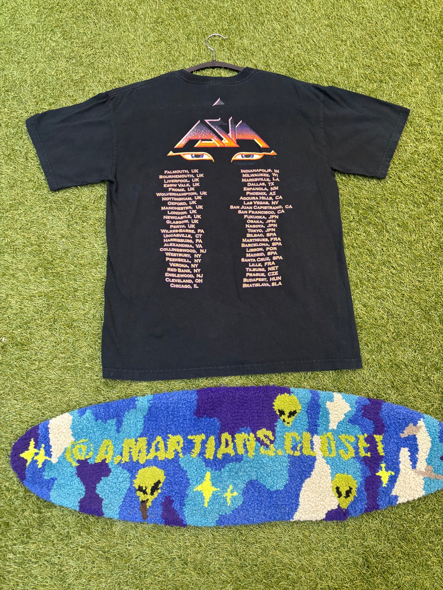 Vintage Phoenix Artwork Band Asia’s 2008 Tour Tee