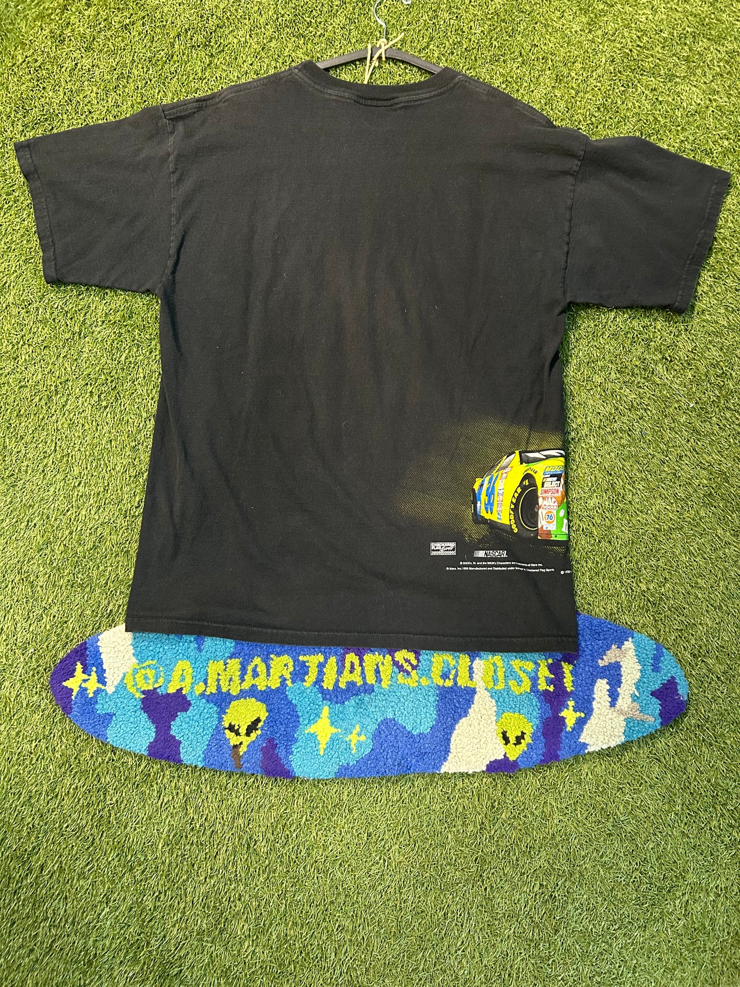 Vintage 1999 Ernie Irvan M&M NASCAR Tee