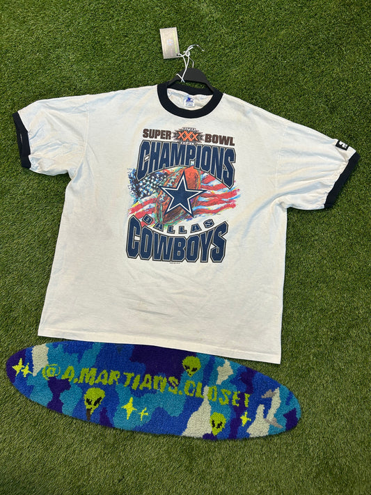 Vintage 1996 Starter Tag Dallas Cowboys Super Bowl Tee