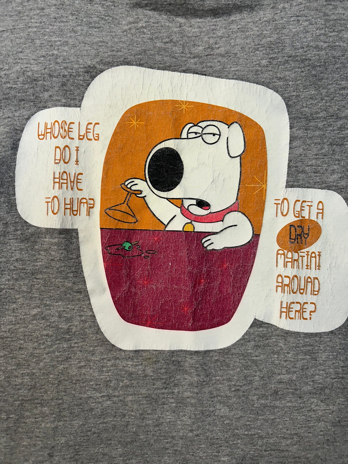 Vintage 1999 Fox TVs Family Guy Brian The Dog Tee