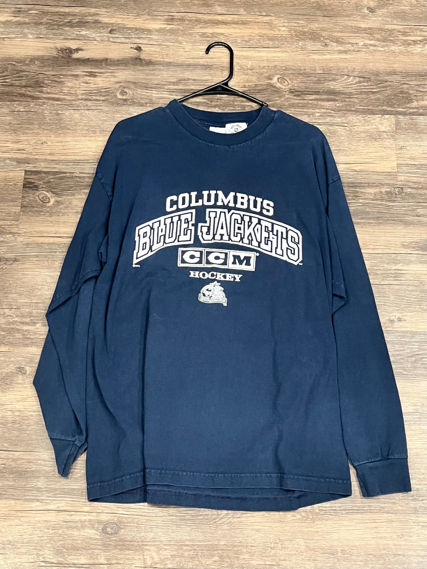 Y2K Columbus Blue Jackets L/S Shirt