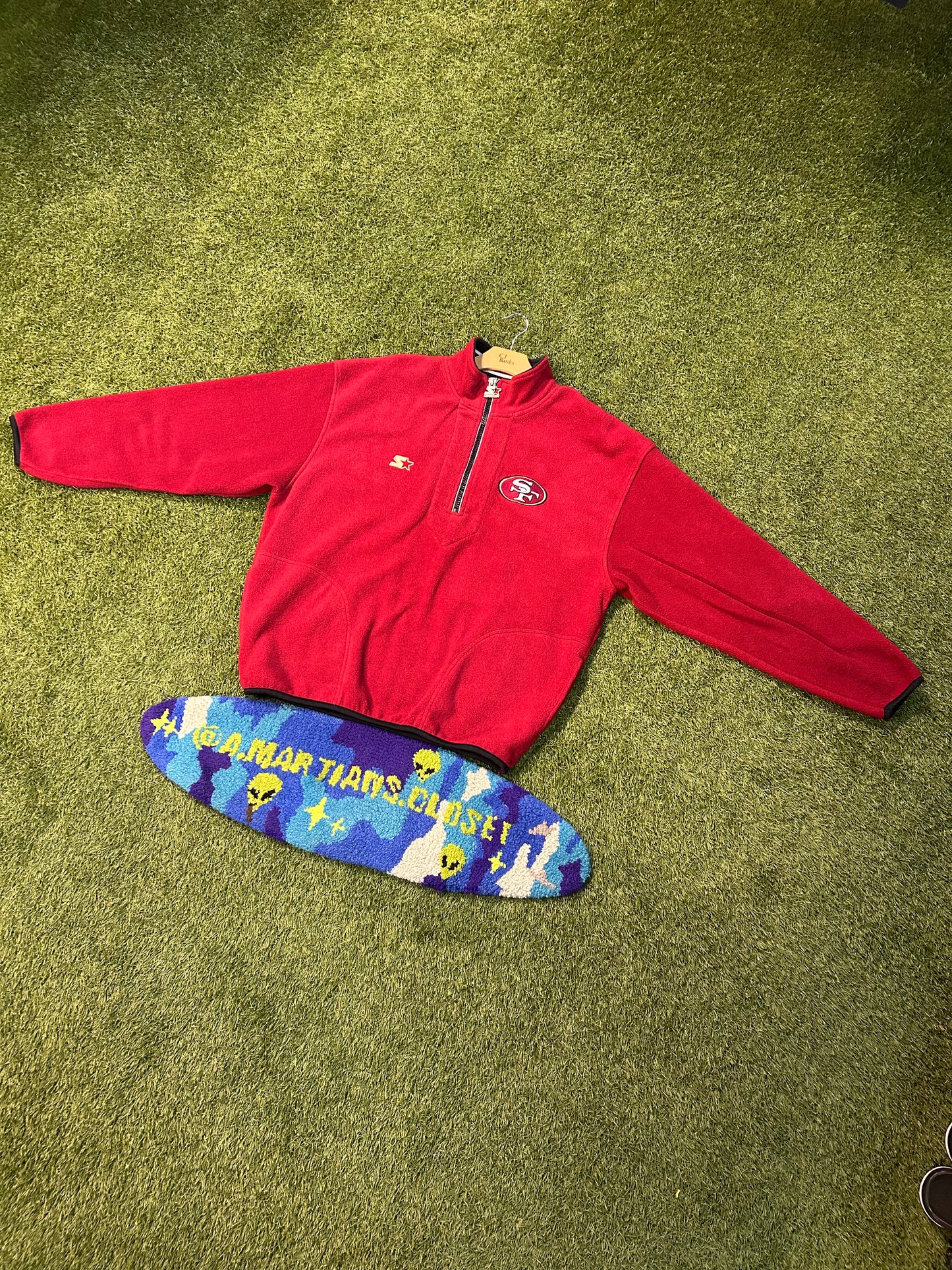 Vintage Starter NFL San Francisco Forty Niners Fleece Pullover