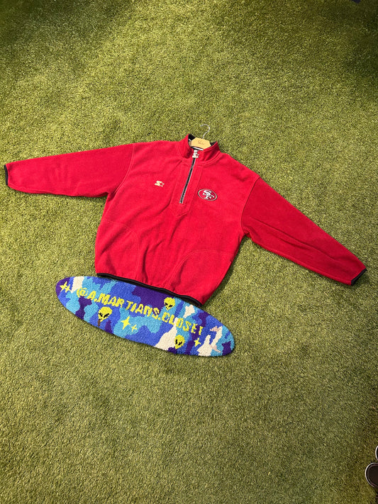 Vintage Starter NFL San Francisco Forty Niners Fleece Pullover