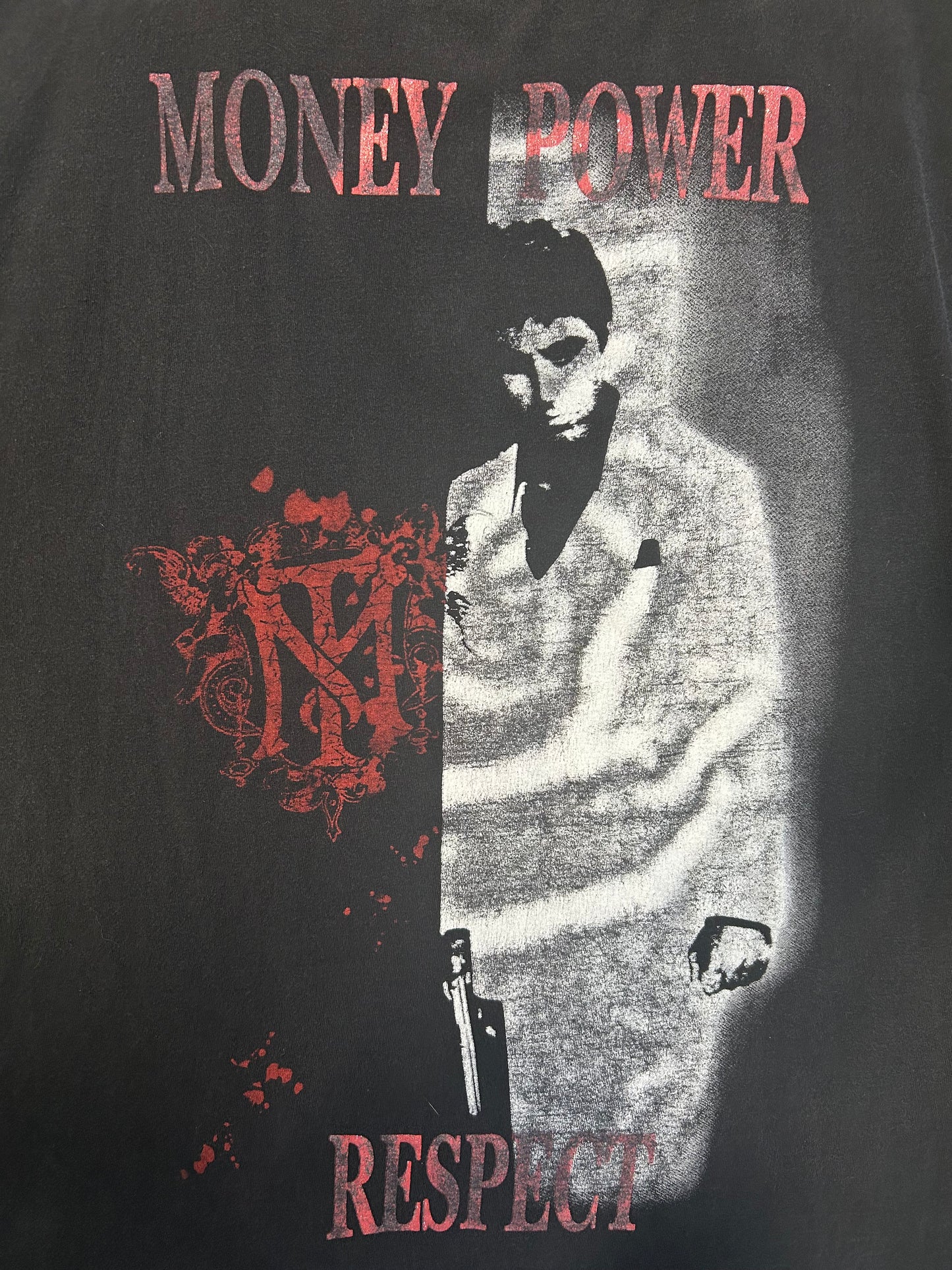 Y2K Scarface Money Power Respect Tee