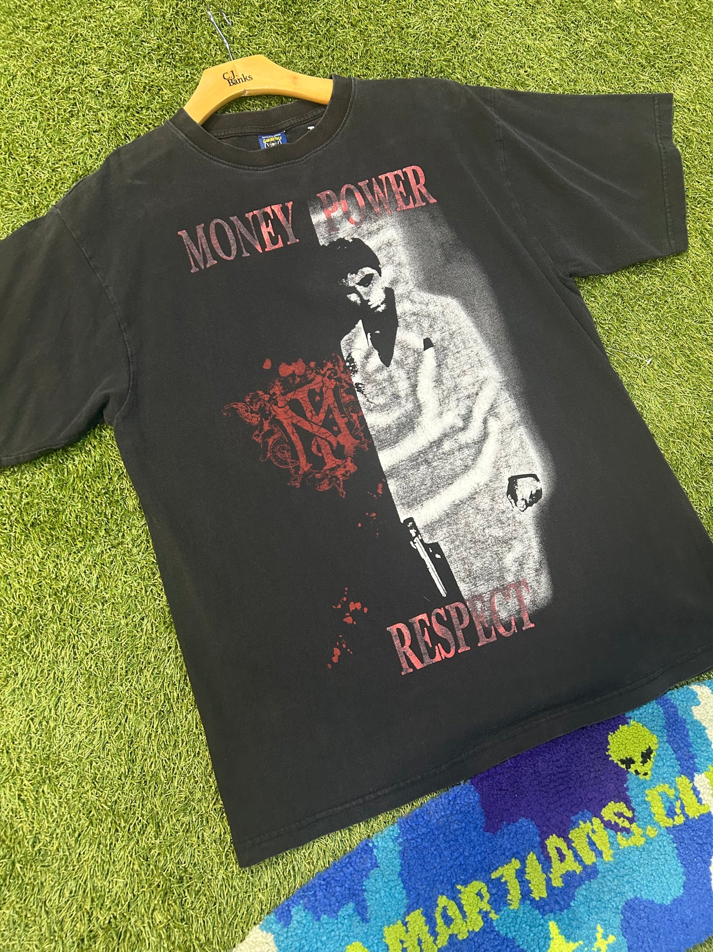 Y2K Scarface Money Power Respect Tee