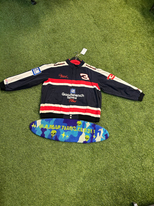 Vintage Dale Earnhardt #3 Goodwrench Service Plus Navy NASCAR Jacket