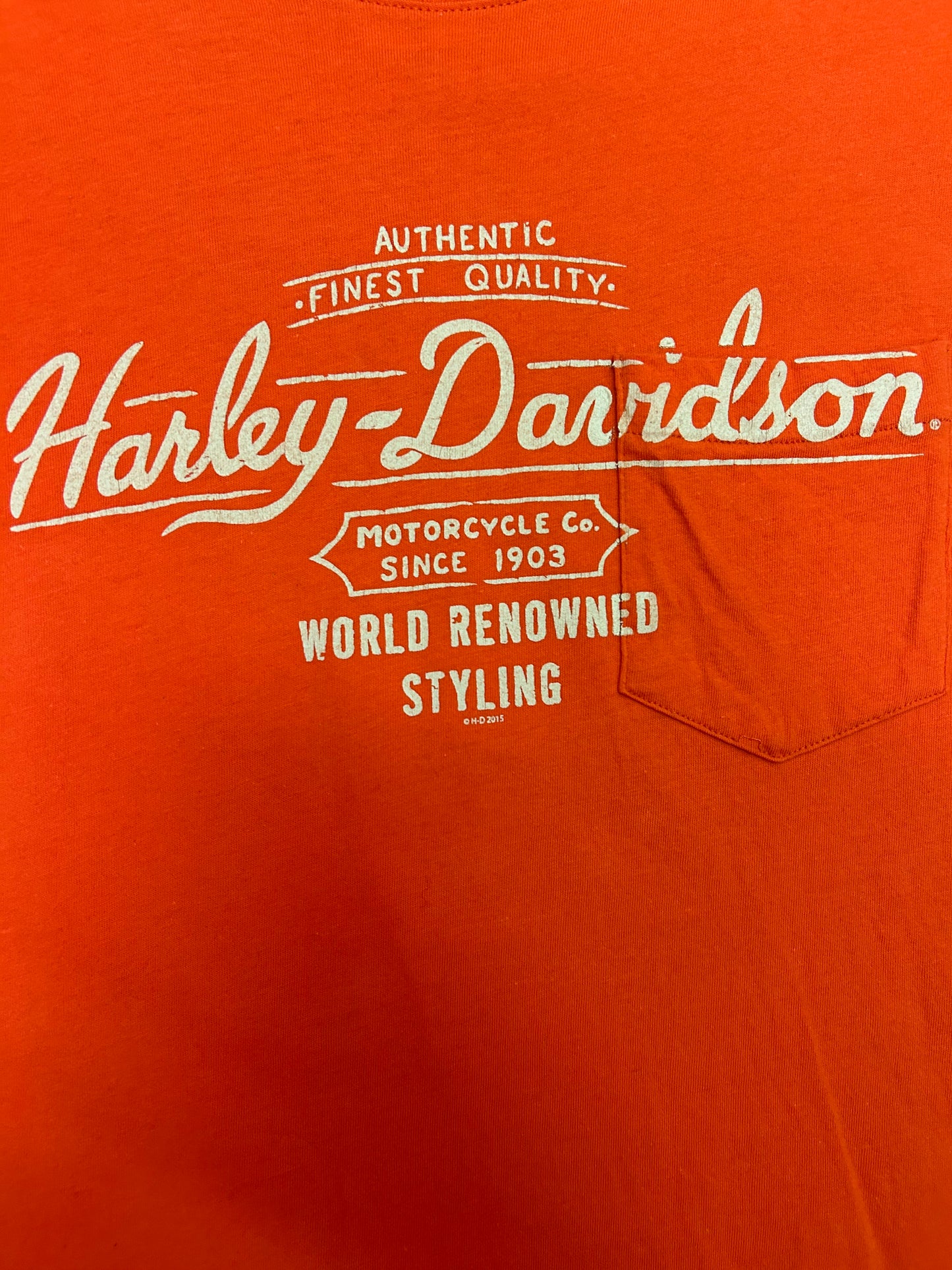 Retro Style 2015 Harley Davidson Ottawa Ohio Tee